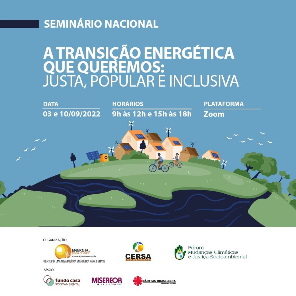 Seminário Inicia Atividades Sobre Transição Energética Justa Popular E Inclusiva Neste Sábado 7928