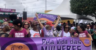 CERSA e FMCJS marcam presença na Marcha pela Vida das Mulheres e pela Agroecologia; Evento denuncia impactos de energias eólicas